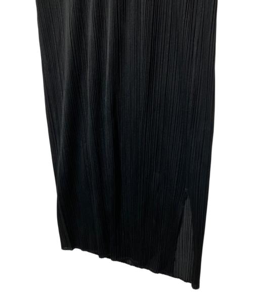 PLEATS PLEASE（プリーツプリーズ）PLEATS PLEASE (プリーツプリーズ) プリーツノースリーブワンピース ブラック サイズ:1の古着・服飾アイテム