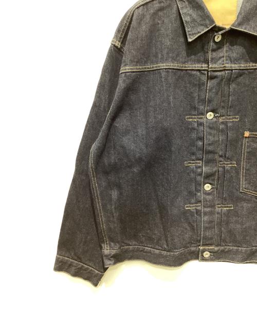 HOUSTON（ヒューストン）HOUSTON (ヒューストン) WWII SELVEDGE TRUCKER JACKET ネイビー サイズ:42の古着・服飾アイテム