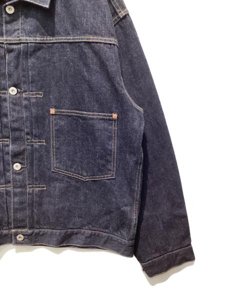 HOUSTON（ヒューストン）HOUSTON (ヒューストン) WWII SELVEDGE TRUCKER JACKET ネイビー サイズ:42の古着・服飾アイテム