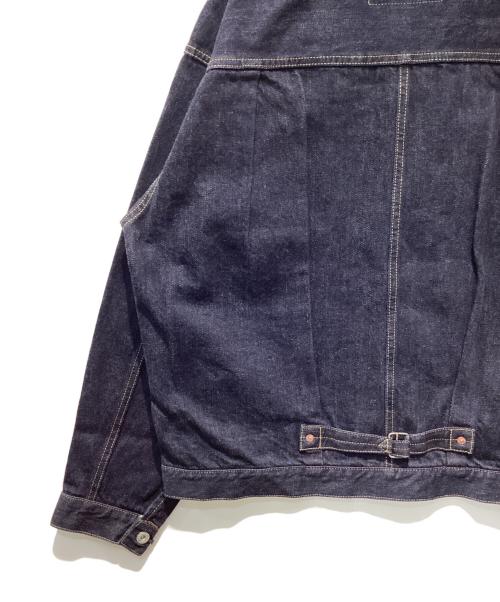 HOUSTON（ヒューストン）HOUSTON (ヒューストン) WWII SELVEDGE TRUCKER JACKET ネイビー サイズ:42の古着・服飾アイテム