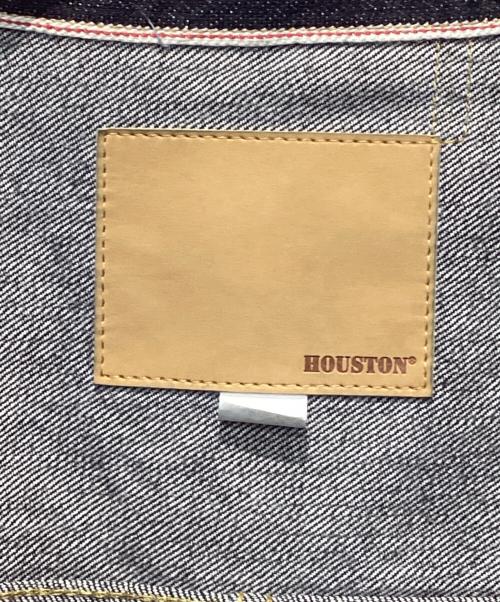 HOUSTON（ヒューストン）HOUSTON (ヒューストン) WWII SELVEDGE TRUCKER JACKET ネイビー サイズ:42の古着・服飾アイテム
