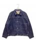 HOUSTON（ヒューストン）の古着「WWII SELVEDGE TRUCKER JACKET」｜ネイビー
