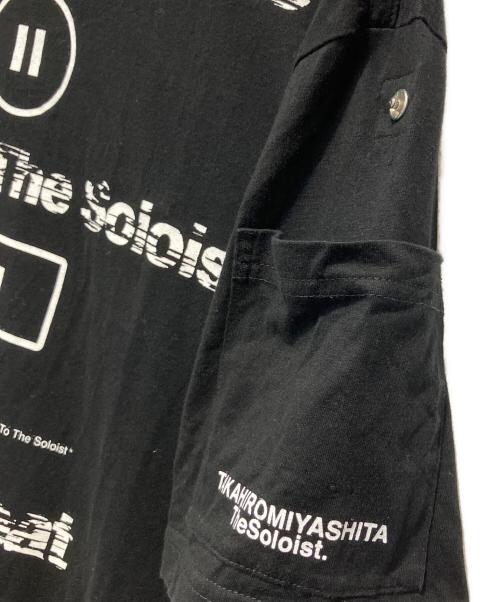 TAKAHIROMIYASHITA TheSoloIst.（タカヒロミヤシタ ザソロイスト）TAKAHIROMIYASHITA TheSoloIst. (タカヒロミヤシタ ザソロイスト) CIGARETTE POCKET S/S TEE ブラック サイズ:46の古着・服飾アイテム