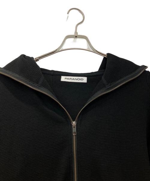 PARANOID（パラノイド）PARANOID (パラノイド) TERMAL ZIP HOODIE ブラック サイズ:Lの古着・服飾アイテム