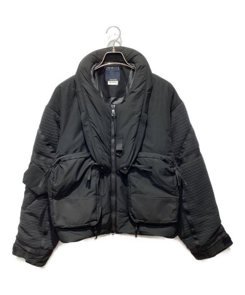 meanswhile（ミーンズワイル）meanswhile (ミーンズワイル) Beaufort Flight Padding JKT ブラック サイズ:3の古着・服飾アイテム