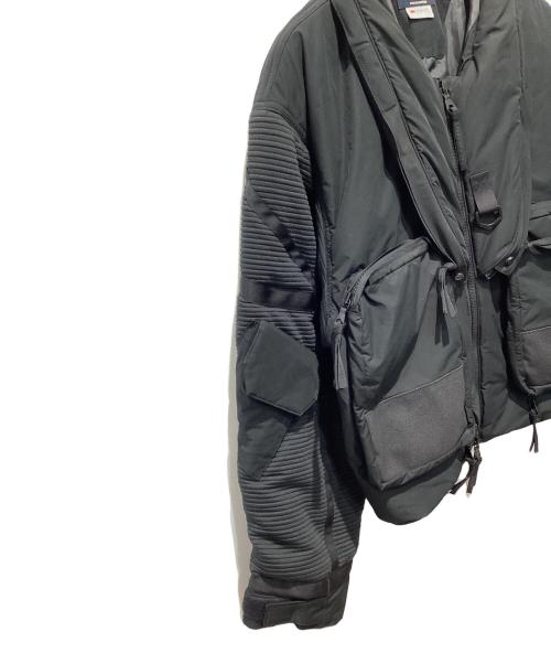 meanswhile（ミーンズワイル）meanswhile (ミーンズワイル) Beaufort Flight Padding JKT ブラック サイズ:3の古着・服飾アイテム