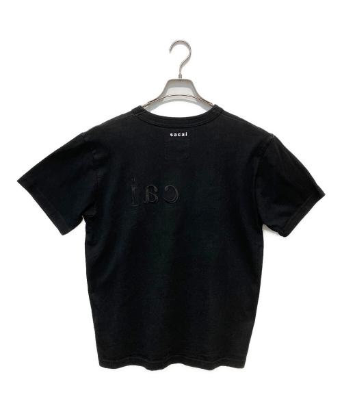 sacai（サカイ）sacai (サカイ) 伊勢丹リニューアル限定 Tシャツ ブラック サイズ:3の古着・服飾アイテム