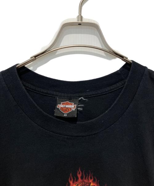 HARLEY-DAVIDSON（ハーレーダビッドソン）HARLEY-DAVIDSON (ハーレーダビッドソン) プリントTシャツ ブラック サイズ:2Xの古着・服飾アイテム