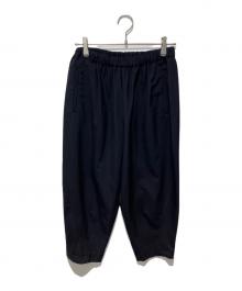 COMME des GARCONS COMME des GARCONS（コムデギャルソン コムデギャルソン）の古着「タックウールイージーパンツ」｜ネイビー