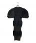 CFCL (シーエフシーエル) FLUTED GLITTER SHORT PUFF SLEEVE DRESS ブラック サイズ:３：35000円