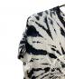 中古・古着 BALMAIN (バルマン) タイダイ柄 エンブレムプリントTシャツ ホワイト サイズ:XL：8000円