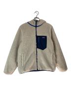 Patagoniaパタゴニア）の古着「キッズ・リバーシブル・レディ・フレディ・フーディ」｜ベージュ