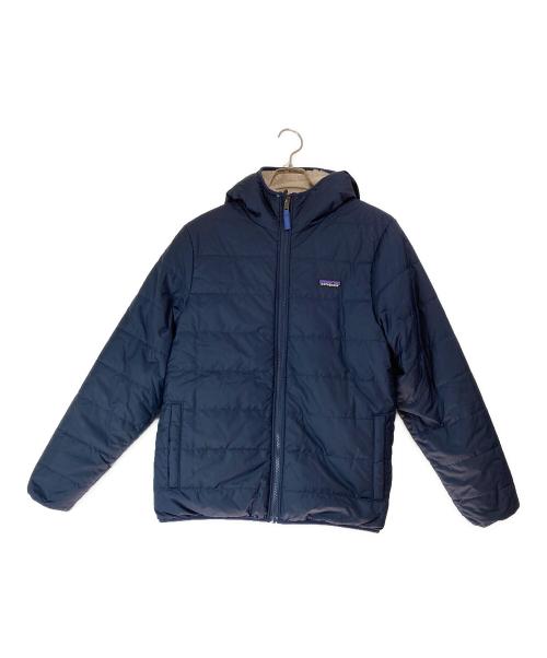 Patagonia（パタゴニア）Patagonia (パタゴニア) キッズ・リバーシブル・レディ・フレディ・フーディ ベージュ サイズ:XXL 　16-18の古着・服飾アイテム