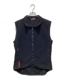 PRADA SPORTS（プラダスポーツ）の古着「フリースベスト」｜ブラック