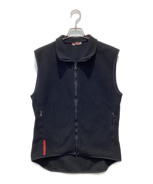 PRADA SPORTS（プラダスポーツ）PRADA SPORTS (プラダスポーツ) フリースベスト ブラック サイズ:Mの古着・服飾アイテム