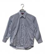 COMME des GARCONS HOMME DEUXコムデギャルソン オム ドゥ）の古着「切替シャツ」｜ホワイト×ブルー
