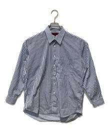 COMME des GARCONS HOMME DEUX（コムデギャルソン オム ドゥ）の古着「切替シャツ」｜ホワイト×ブルー