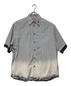 DIESELディーゼル）の古着「S-TRAX 半袖シャツ」｜グレー