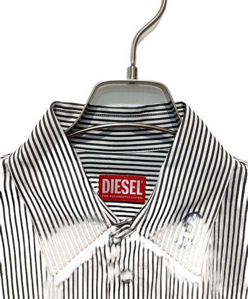 DIESEL（ディーゼル）DIESEL (ディーゼル) S-TRAX 半袖シャツ グレー サイズ:44の古着・服飾アイテム