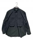 DAIWA PIER39ダイワ ピア39）の古着「Tech New Anglers Shirts L/S」｜ブラック