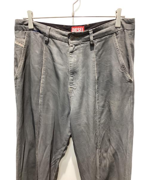 DIESEL（ディーゼル）DIESEL (ディーゼル) D-CHINO-WORK-FSC/コーティングデニムパンツ グレー サイズ:W30の古着・服飾アイテム