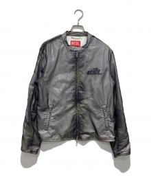 DIESEL（ディーゼル）の古着「J-pop Bomber Jacket ボンバージャケット」｜グレー
