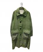 ）の古着「Block Print Soutien Collar Coat」｜GREEN STRIPE