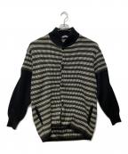 ISSEY MIYAKE MENイッセイミヤケメン）の古着「ニットジャケット」｜グリーン
