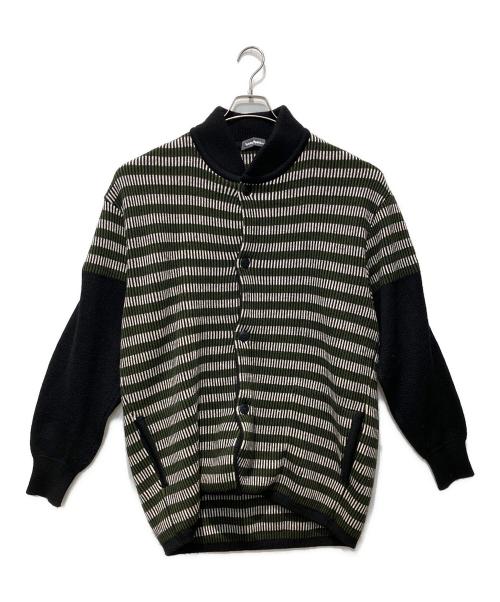 ISSEY MIYAKE MEN（イッセイミヤケメン）ISSEY MIYAKE MEN (イッセイミヤケメン) ニットジャケット グリーン サイズ:Fの古着・服飾アイテム