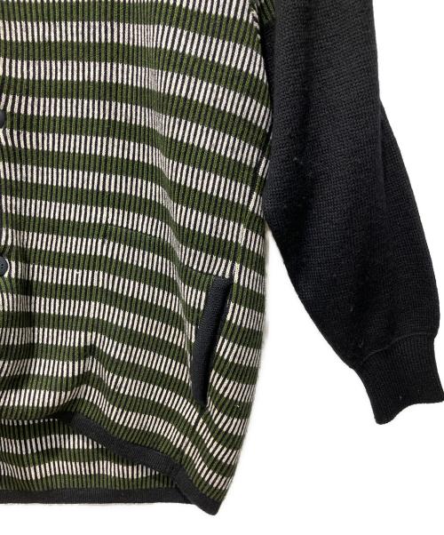 ISSEY MIYAKE MEN（イッセイミヤケメン）ISSEY MIYAKE MEN (イッセイミヤケメン) ニットジャケット グリーン サイズ:Fの古着・服飾アイテム