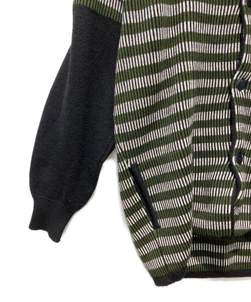 ISSEY MIYAKE MEN（イッセイミヤケメン）ISSEY MIYAKE MEN (イッセイミヤケメン) ニットジャケット グリーン サイズ:Fの古着・服飾アイテム