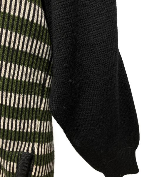 ISSEY MIYAKE MEN（イッセイミヤケメン）ISSEY MIYAKE MEN (イッセイミヤケメン) ニットジャケット グリーン サイズ:Fの古着・服飾アイテム