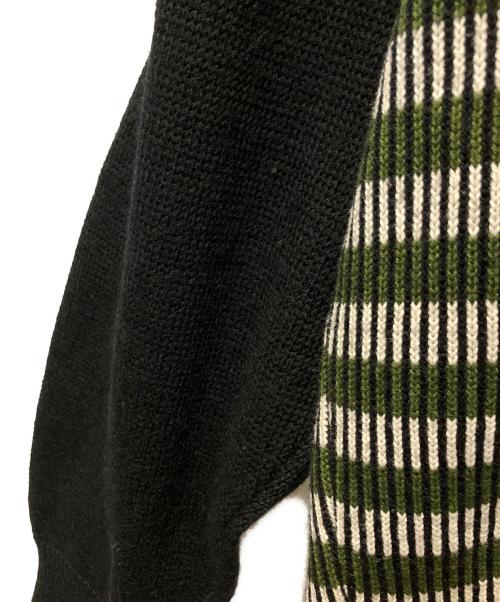 ISSEY MIYAKE MEN（イッセイミヤケメン）ISSEY MIYAKE MEN (イッセイミヤケメン) ニットジャケット グリーン サイズ:Fの古着・服飾アイテム