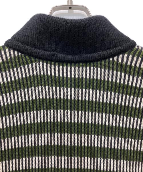 ISSEY MIYAKE MEN（イッセイミヤケメン）ISSEY MIYAKE MEN (イッセイミヤケメン) ニットジャケット グリーン サイズ:Fの古着・服飾アイテム