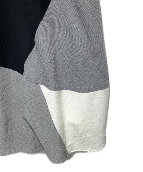慈雨（ジウ）慈雨 (ジウ) スカート ブラック×グレー サイズ:40の古着・服飾アイテム