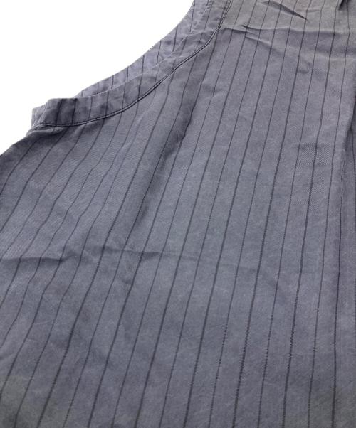Y's（ワイズ）Y's (ワイズ) ストライプノースリーブワンピース グレー サイズ:1の古着・服飾アイテム