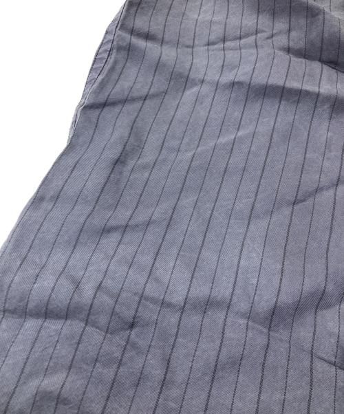 Y's（ワイズ）Y's (ワイズ) ストライプノースリーブワンピース グレー サイズ:1の古着・服飾アイテム