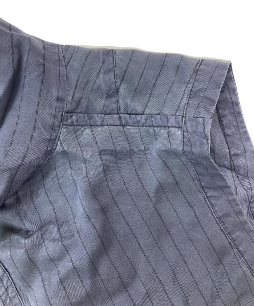 Y's（ワイズ）Y's (ワイズ) ストライプノースリーブワンピース グレー サイズ:1の古着・服飾アイテム