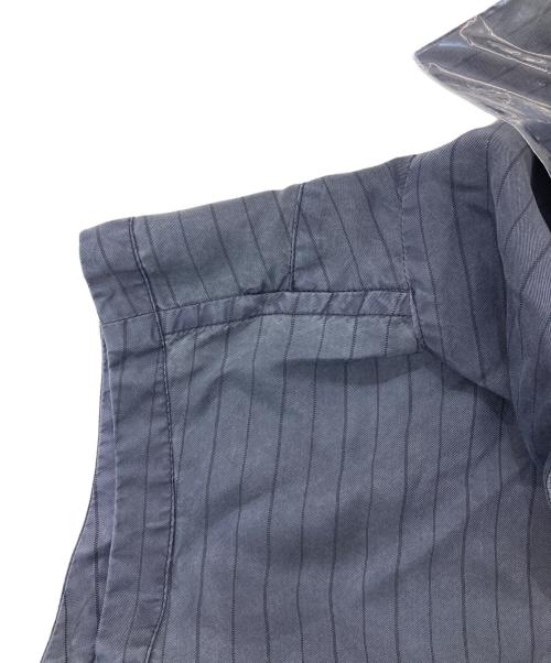 Y's（ワイズ）Y's (ワイズ) ストライプノースリーブワンピース グレー サイズ:1の古着・服飾アイテム