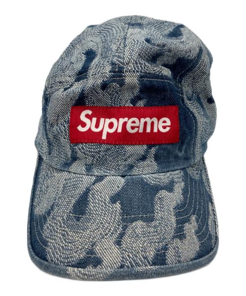 SUPREME（シュプリーム）SUPREME (シュプリーム) flames jacquard denim camp cap インディゴの古着・服飾アイテム