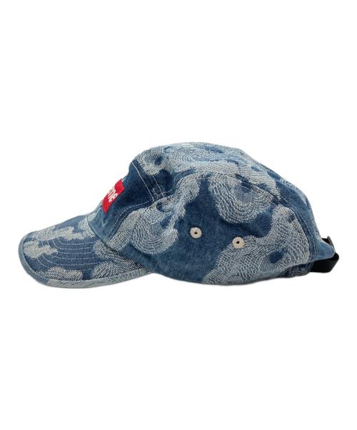 SUPREME（シュプリーム）SUPREME (シュプリーム) flames jacquard denim camp cap インディゴの古着・服飾アイテム