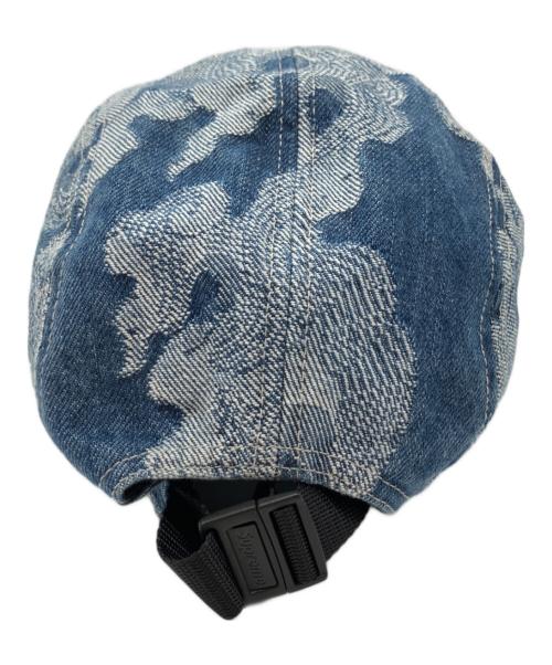 SUPREME（シュプリーム）SUPREME (シュプリーム) flames jacquard denim camp cap インディゴの古着・服飾アイテム