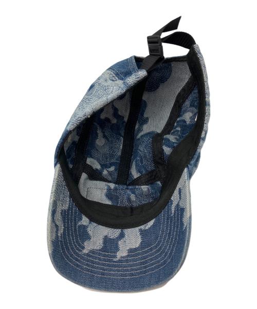 SUPREME（シュプリーム）SUPREME (シュプリーム) flames jacquard denim camp cap インディゴの古着・服飾アイテム