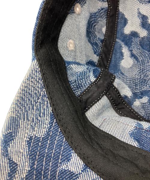 SUPREME（シュプリーム）SUPREME (シュプリーム) flames jacquard denim camp cap インディゴの古着・服飾アイテム