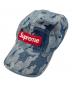 SUPREME（シュプリーム）の古着「flames jacquard denim camp cap」｜インディゴ