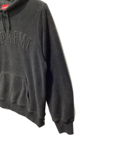 SUPREME（シュプリーム）SUPREME (シュプリーム) Polartec Hooded Sweatshirt ブラック サイズ:Mの古着・服飾アイテム
