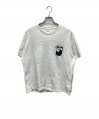 NIKE×stussyナイキ×ステューシー）の古着「8 Ball Tシャツ」｜ホワイト