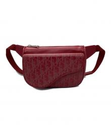 Dior（ディオール）の古着「ワールドツアー サドルバッグ」｜レッド