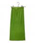 PLEATS PLEASE (プリーツプリーズ) MONTHLY COLORS : AUGUST スカート 黄緑 サイズ:3：27000円