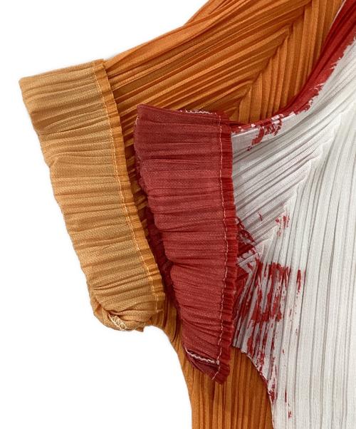 PLEATS PLEASE（プリーツプリーズ）PLEATS PLEASE (プリーツプリーズ) JUMP プリーツワンピース マルチカラー サイズ:3の古着・服飾アイテム